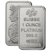 1oz Platinum Bar